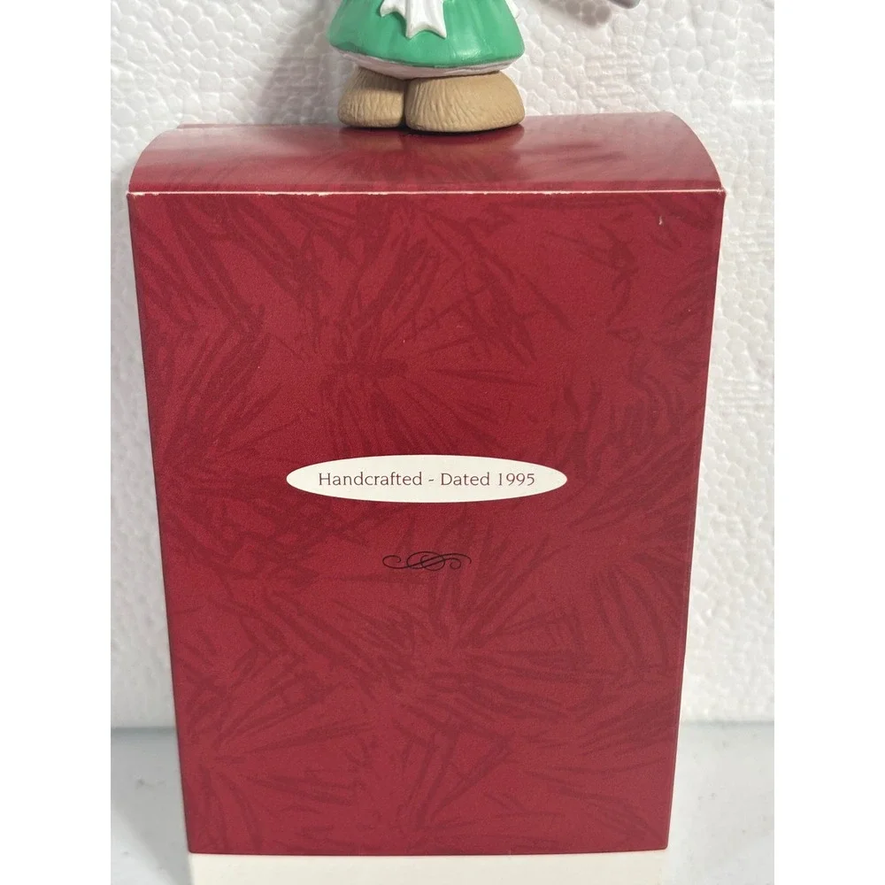 Hallmark Keepsake‎ Ornament Christmas Fever 1995 Bunny Nurse Thermometer